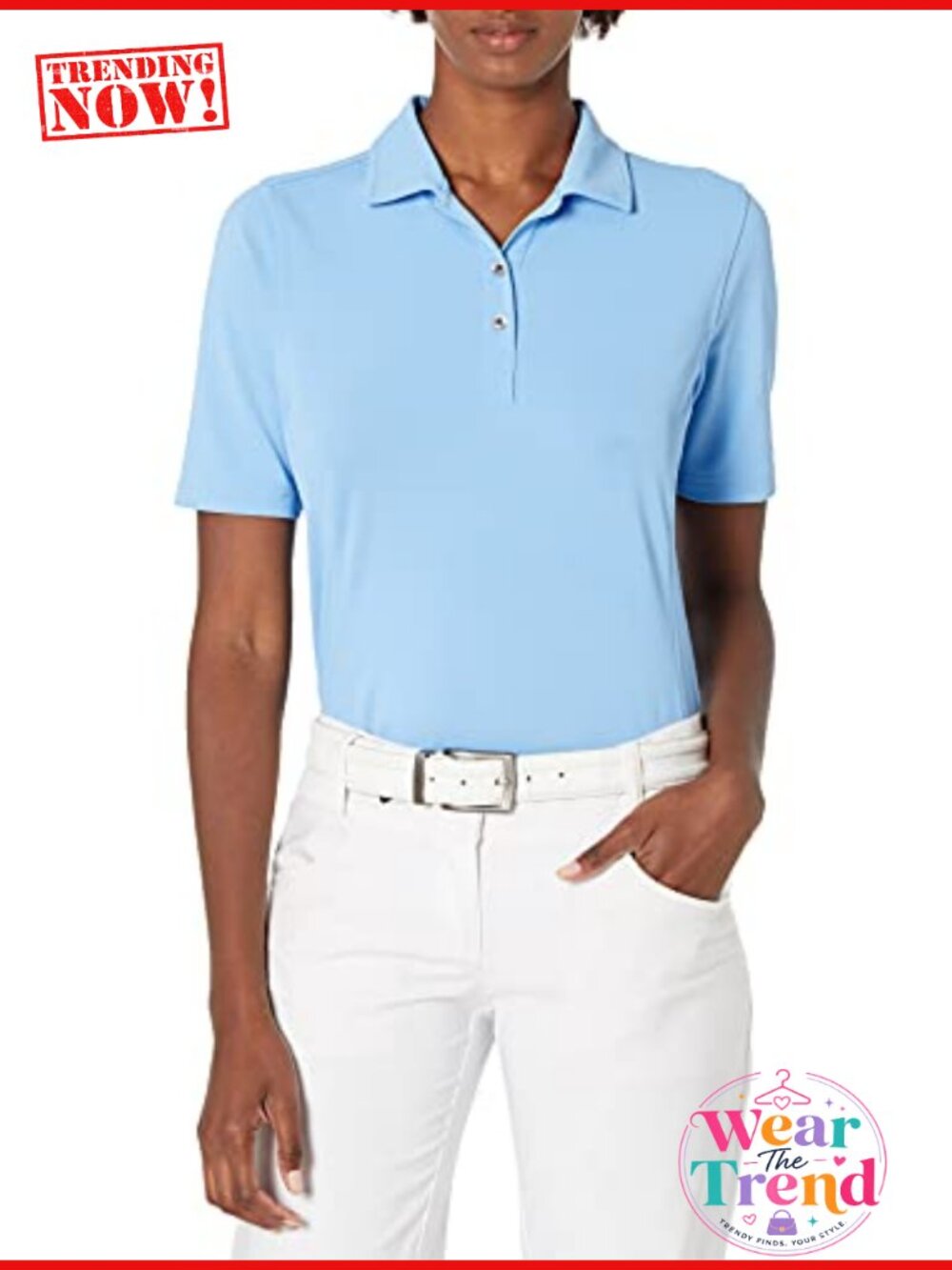 Recycled Eco Pique Polo Shirt Moisture Wicking Short Sleeve Golf